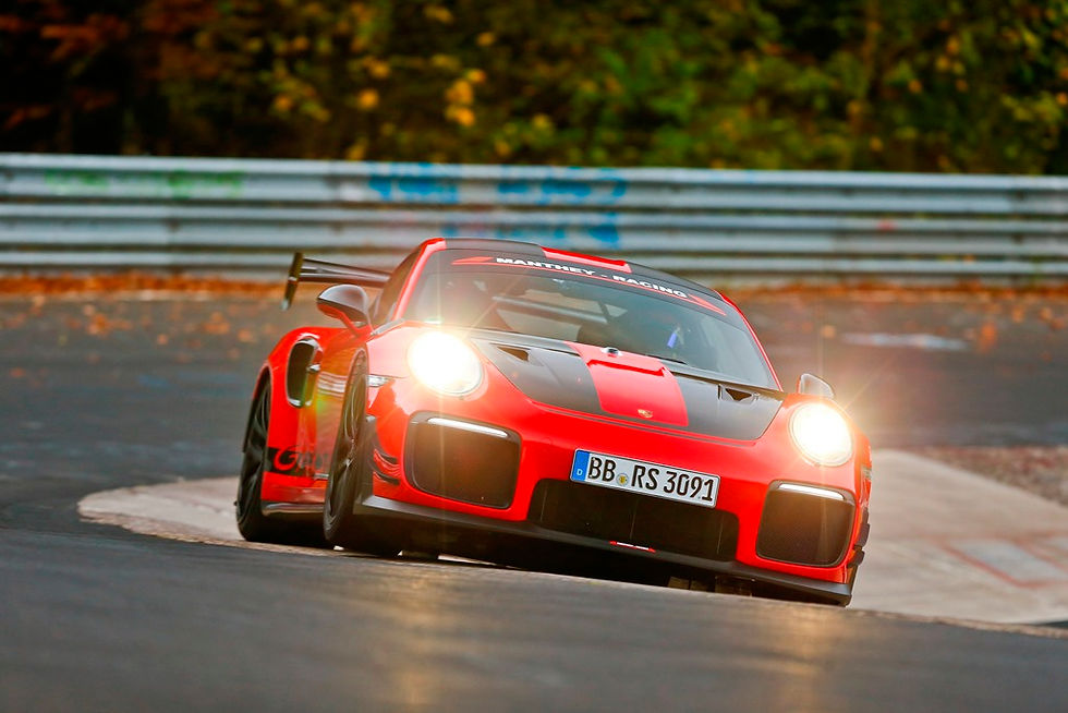 911 GT2 RS MR é o carro esportivo de rua mais rápido em Nürburgring