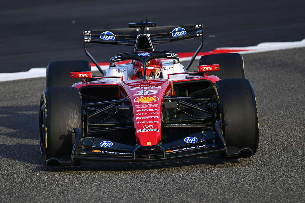 Leclerc lidera segundo dia de testes da F1 no Bahrein e bate marca de Norris