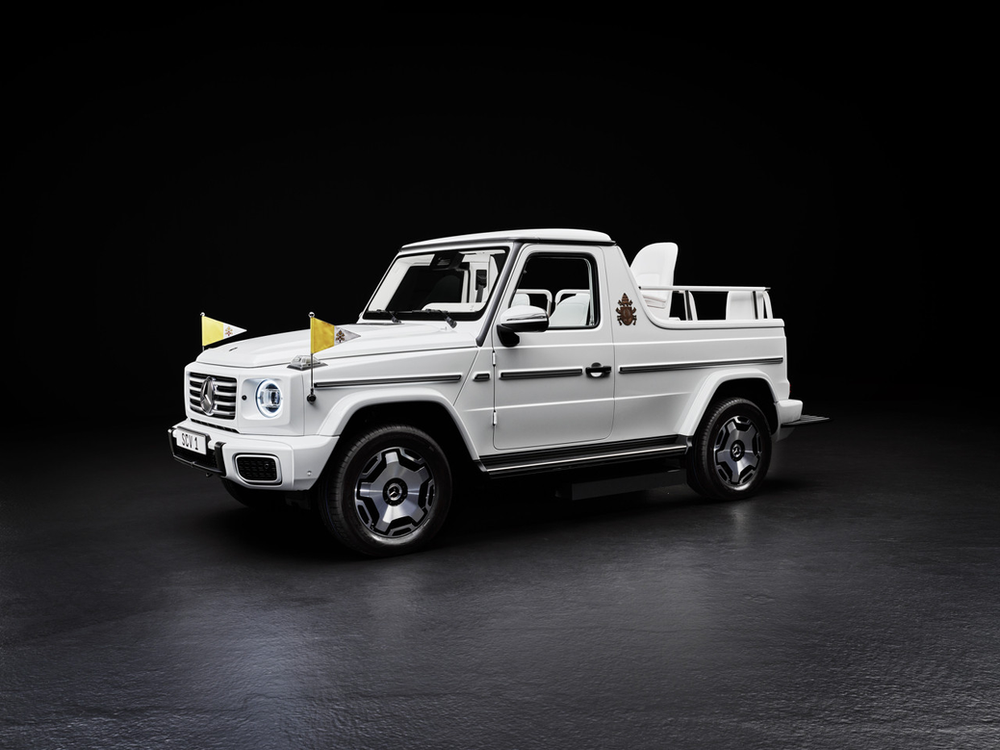Expressas: O Mercedes 100% elétrico do Papa Leão XIV