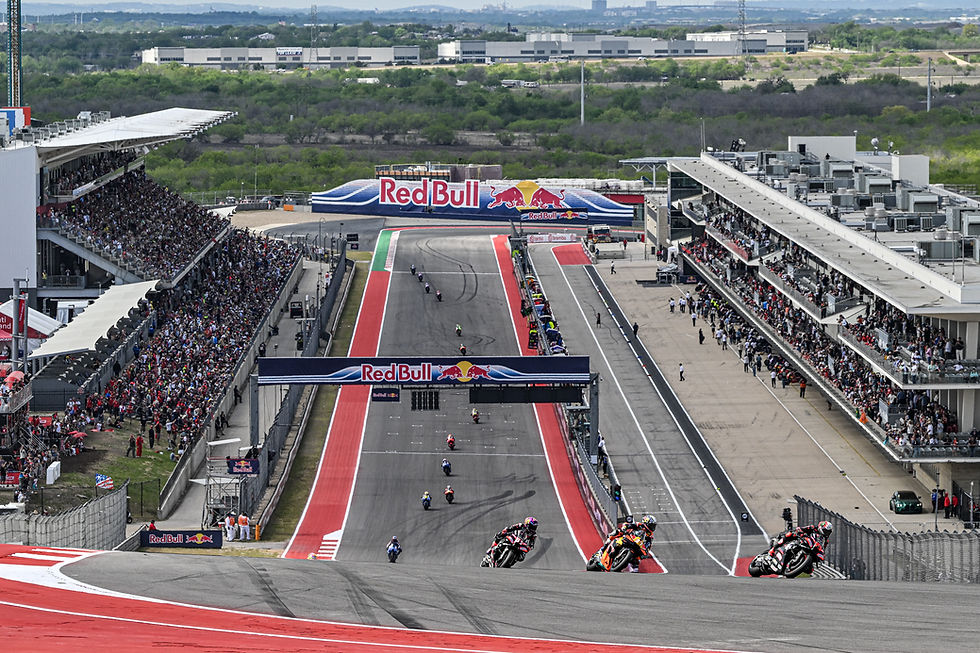 Bezzecchi faz história em Austin e lidera domínio da Aprilia na MotoGP 2026
