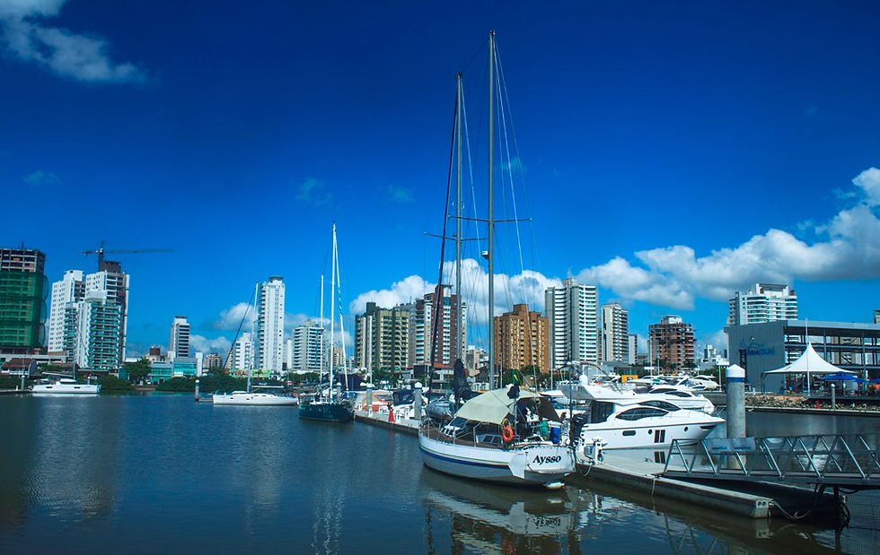 Marina Itajaí é ponto de concentração de veleiros em Santa Catarina