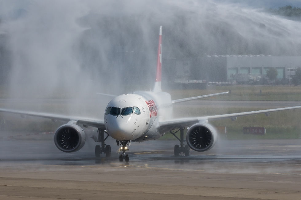 SWISS recebe a primeira aeronave Bombardier C Series