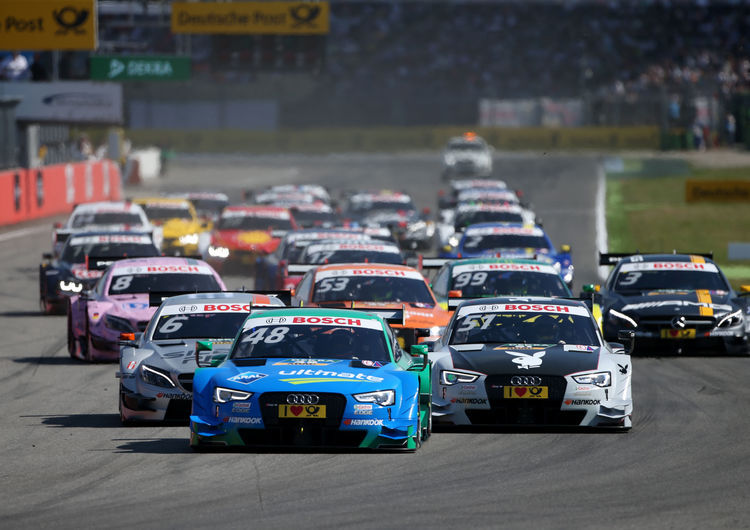 Edoarto Mortara em Audi venceu a primeira corrida do ano no DTM