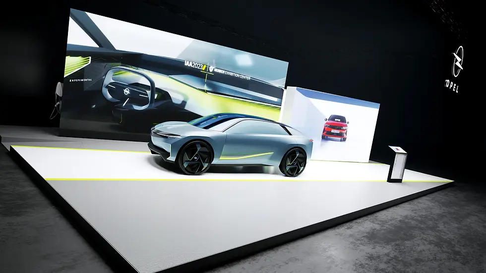 Stand da Opel no IAA Mobility 2023 terá três estreias mundiais
