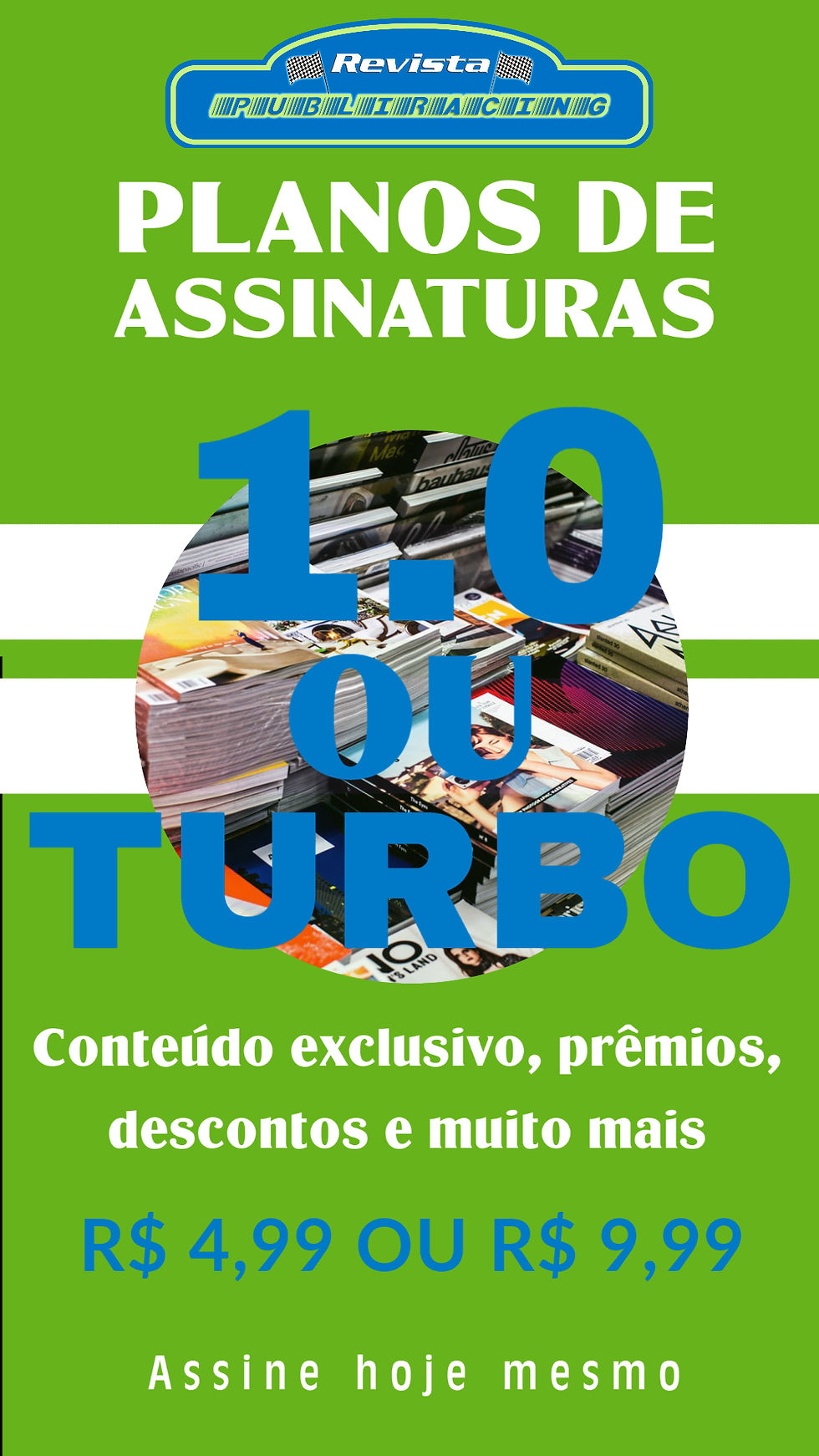 Click no banner e escolha o seu plano