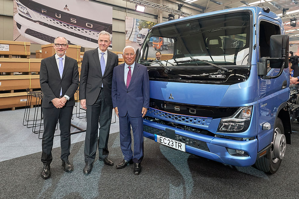 Fábrica Portuguesa no Tramagal inicia a produção da nova geração do Fuso eCanter