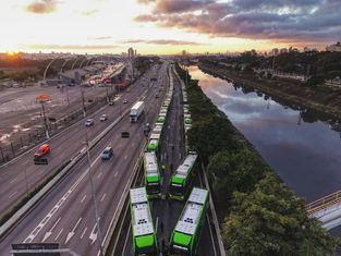 São Paulo recebe da BYD a maior entrega de ônibus elétricos da história do Brasil