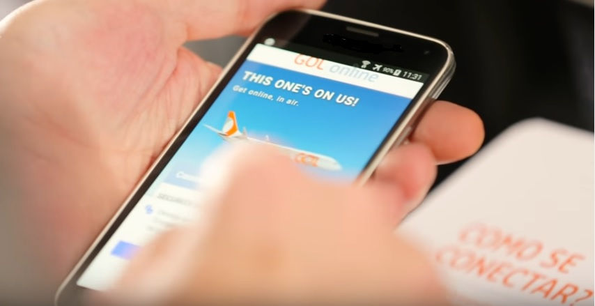GOL completa um mês de Wi-Fi a bordo com 13 mil acessos
