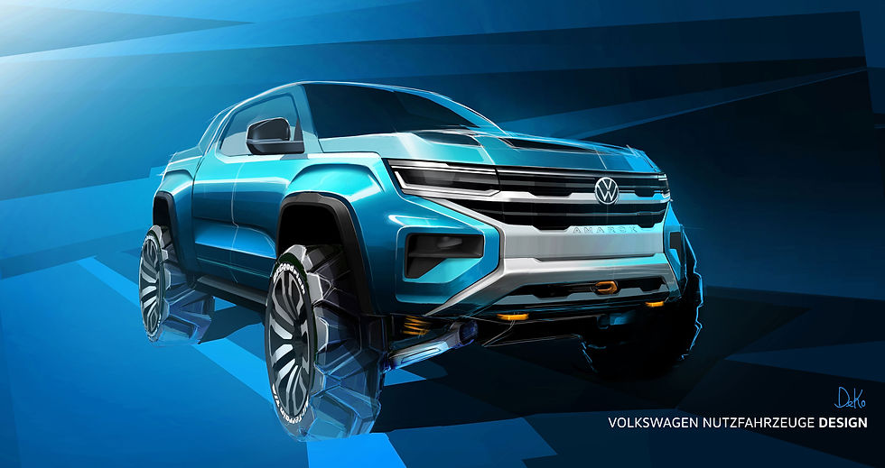 Fotos: Nova Amarok chegará mais comprida e com motor V6-TDi