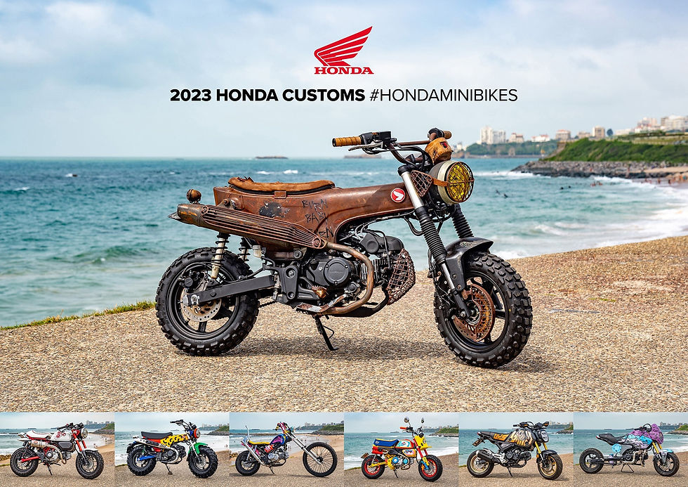 Dax “Furiosa”, customizada em Portugal, vence o concurso Honda Customs 2023