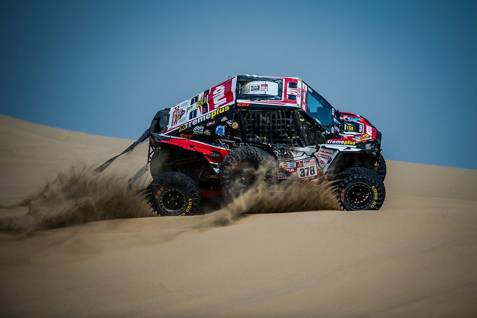Zeca Sawaya e Marcelo Haseyama no Rally Dakar 2018