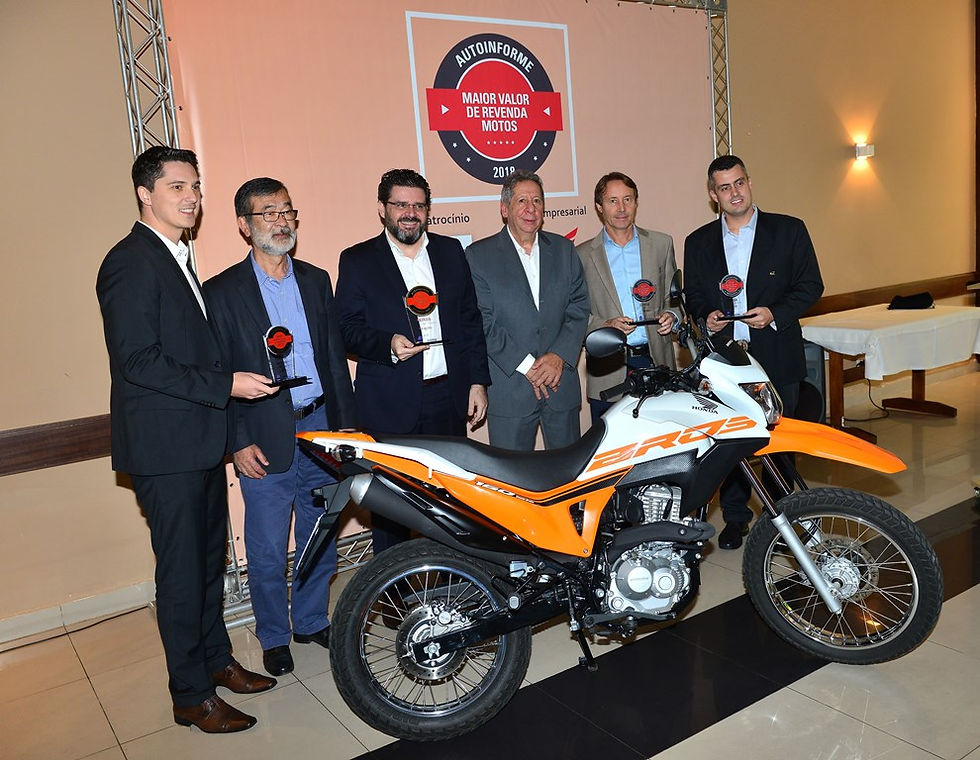 Agência AutoInforme entrega prêmios do Selo Maior Valor de Revenda – Motos 2018