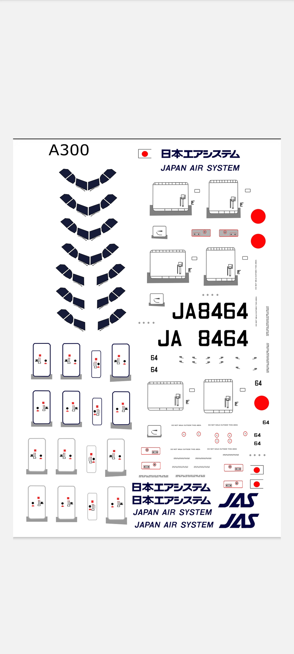1:200 Decals | JETSTREAM