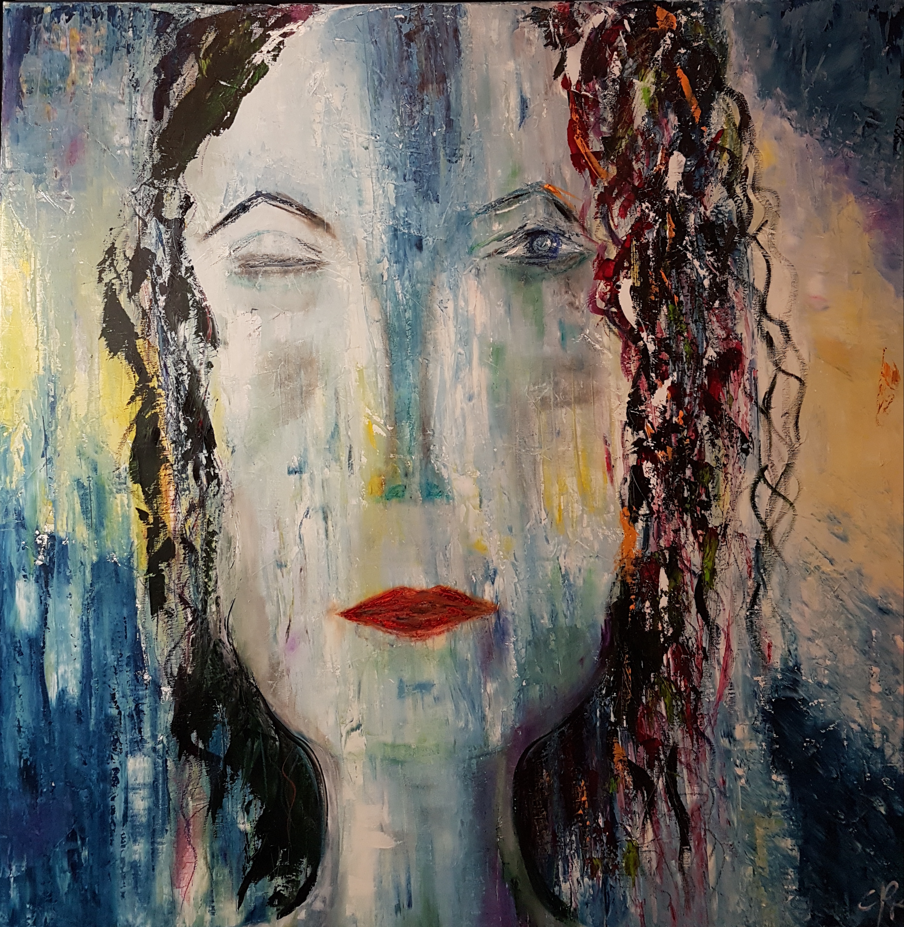 Introspection, 100x100cm