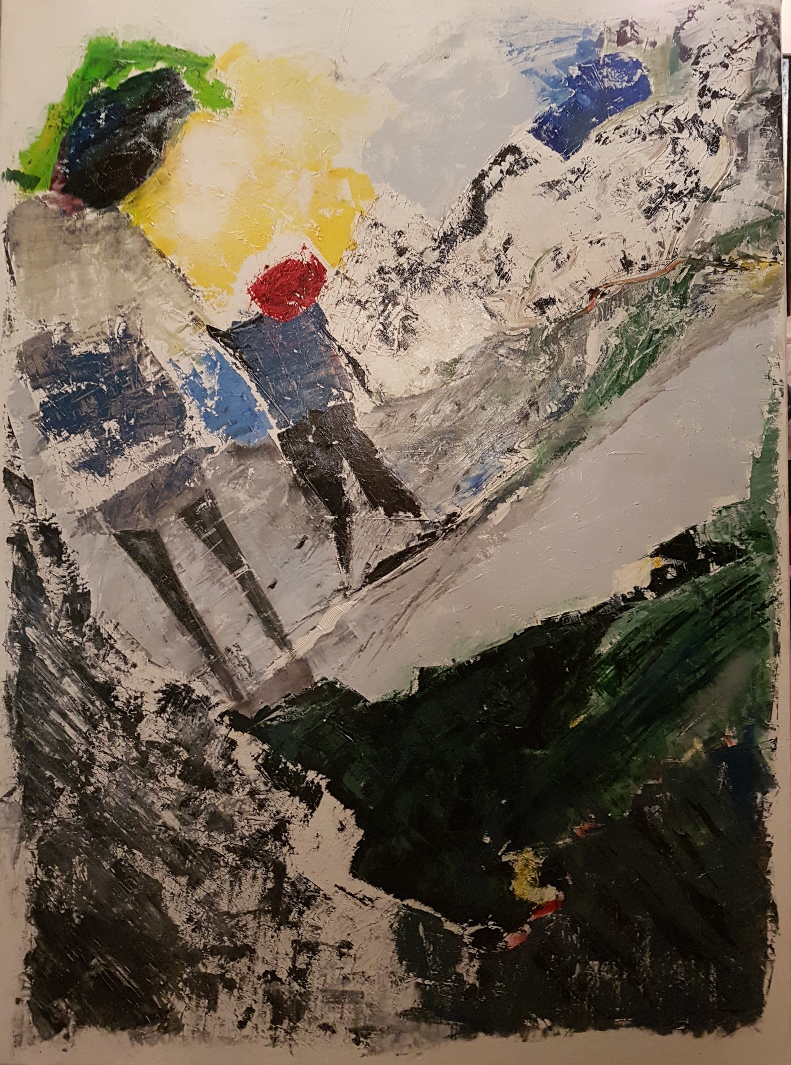 La décision,130x97cm