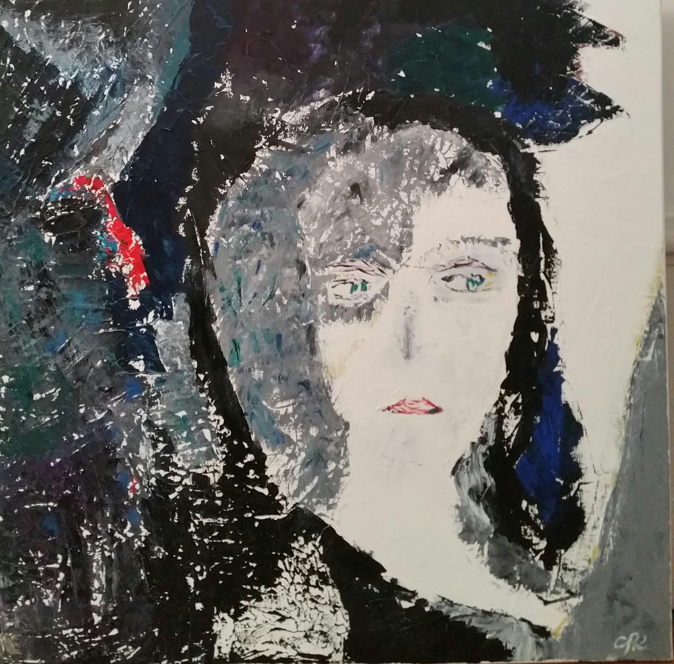 Mystérieuse, 80x80cm