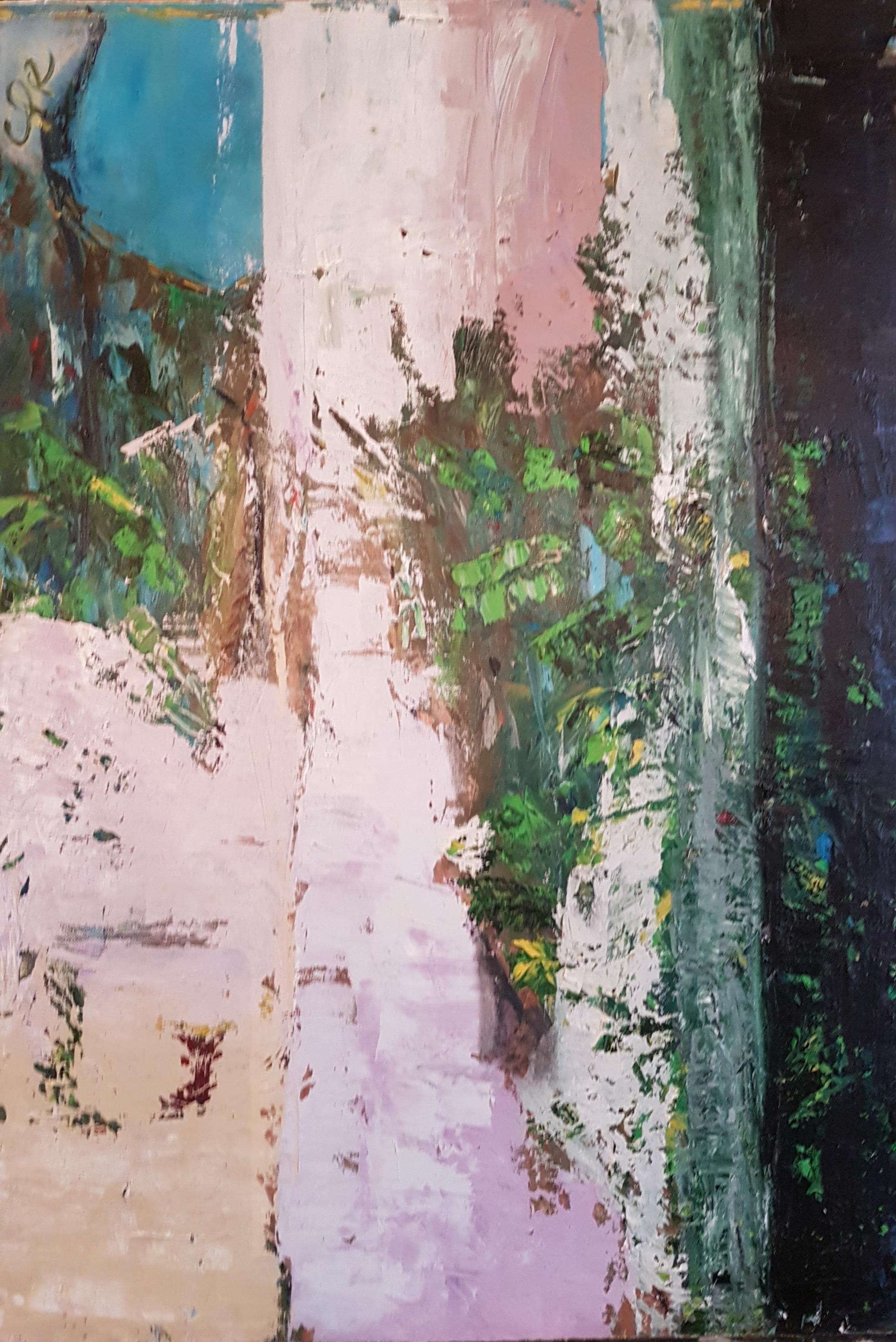 Je pars..j'arrive, 70x50cm