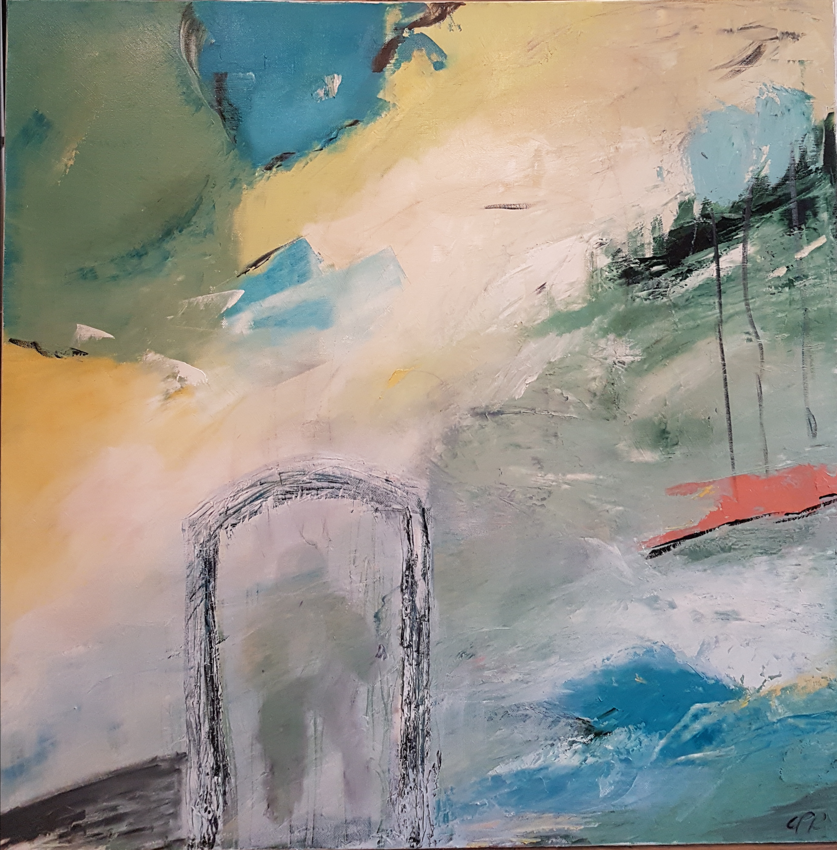 Demain, 80x80cm
