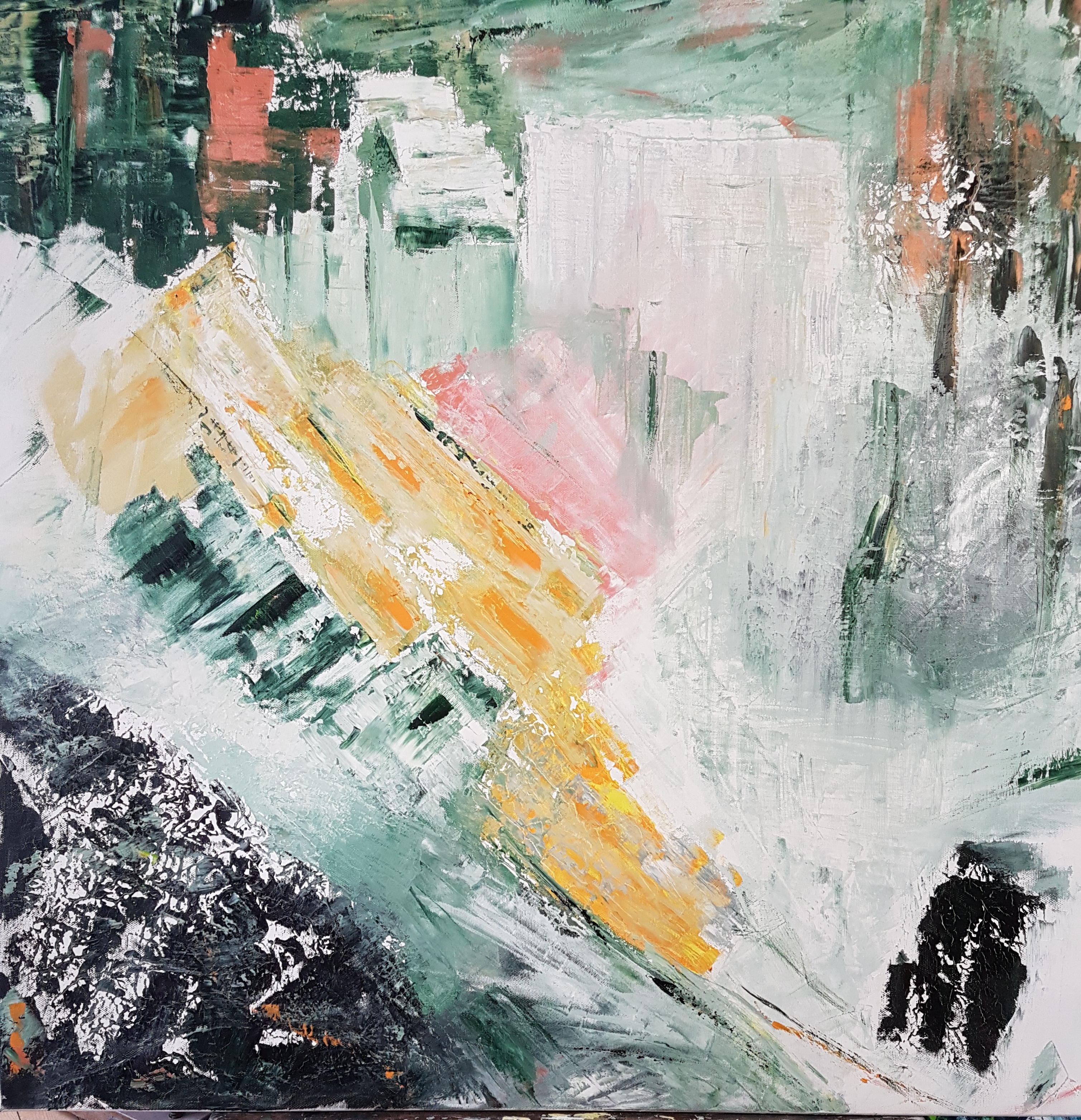 Revenir, 80x80cm
