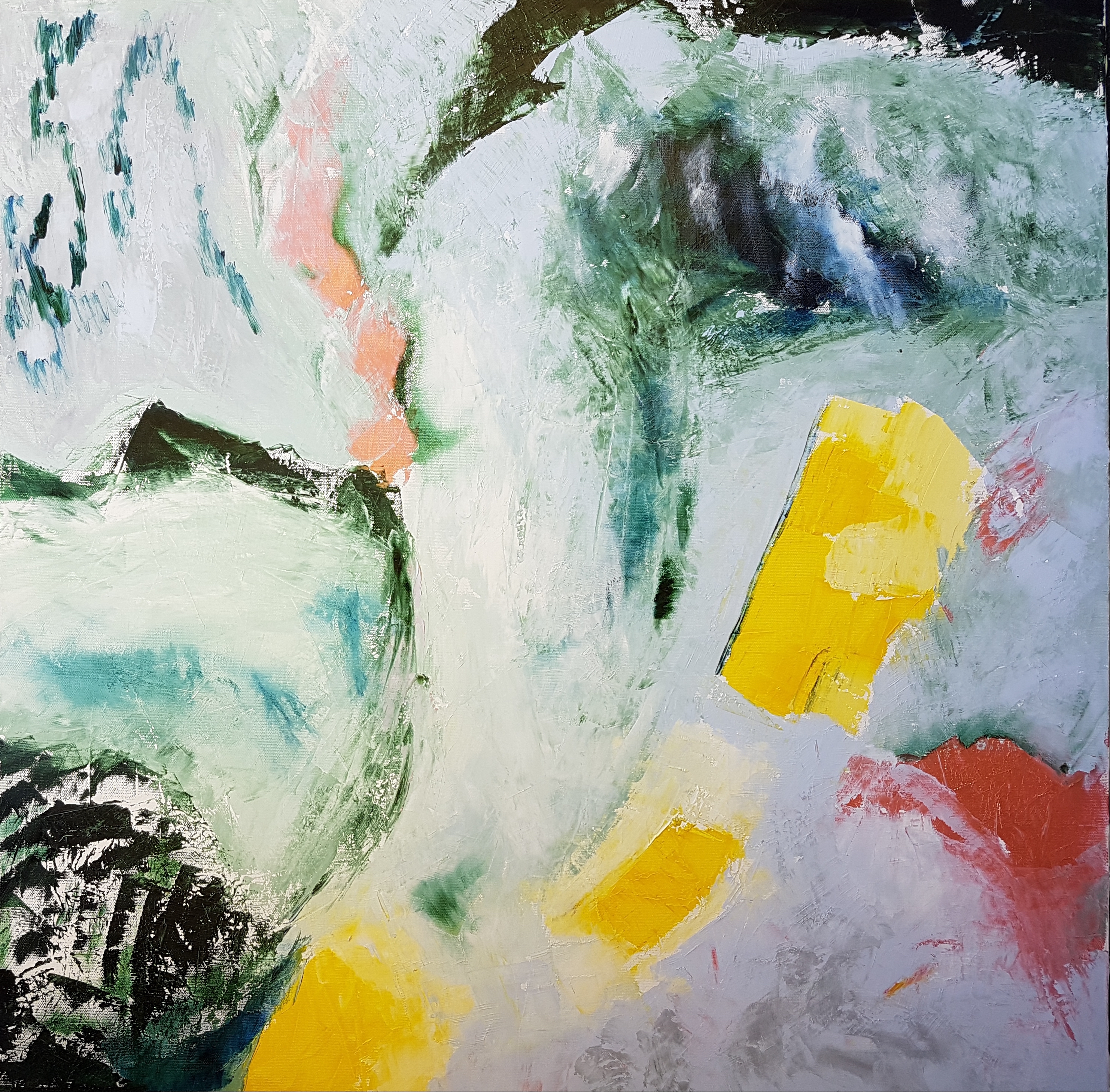 En apesanteur, 80x80 cm