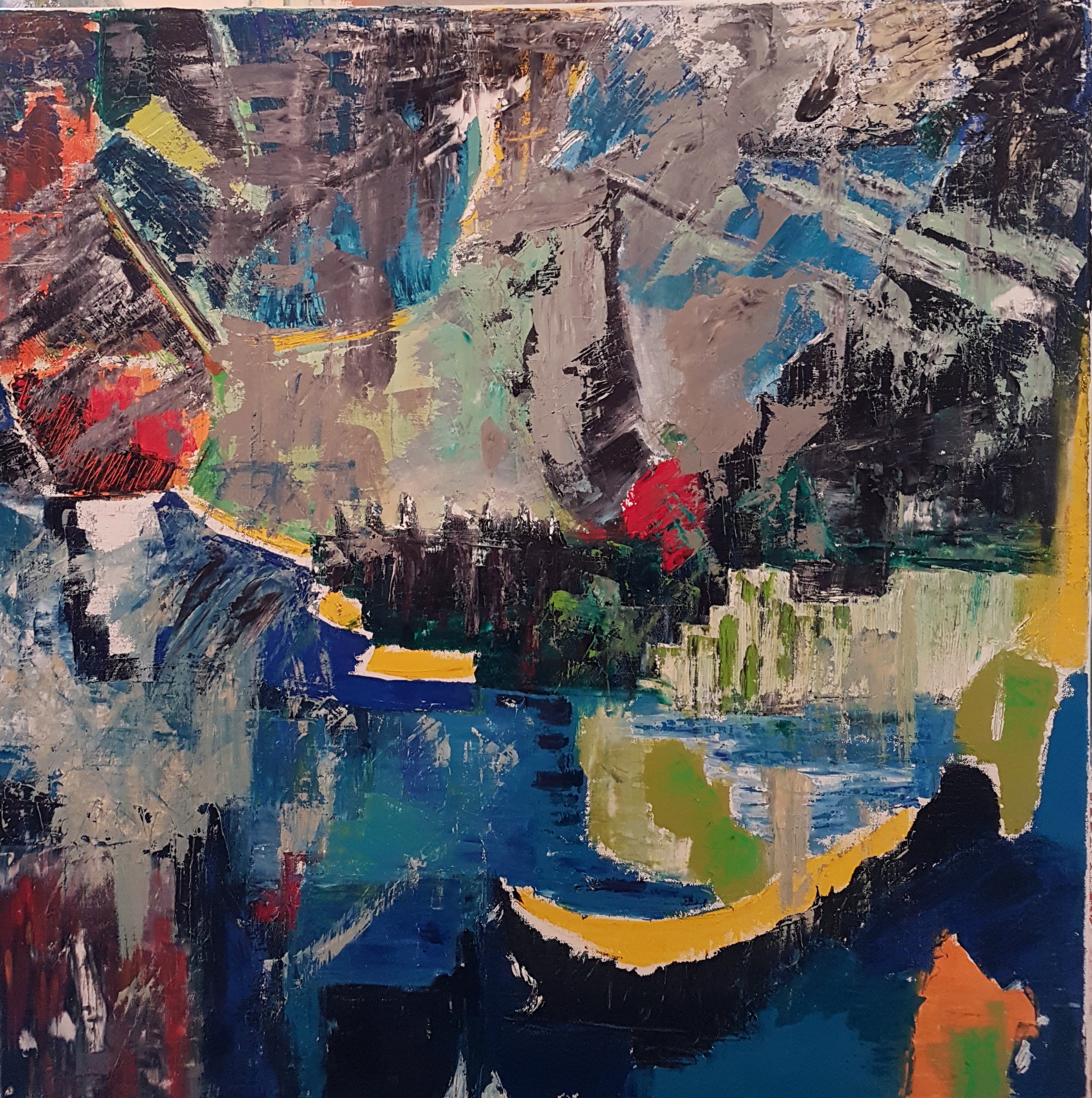 Un jour.....80x80cm
