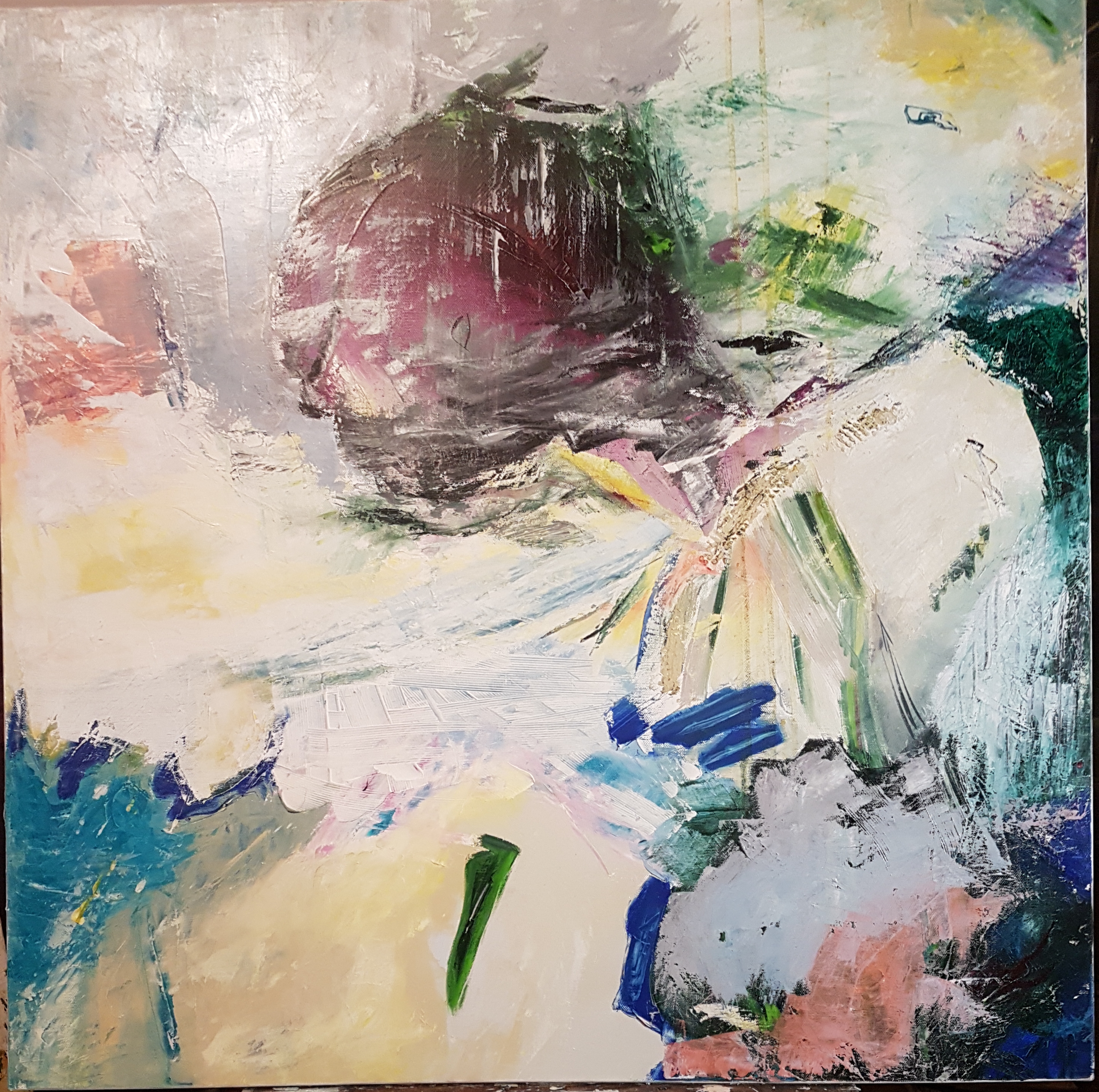 De là-haut, 90x90cm