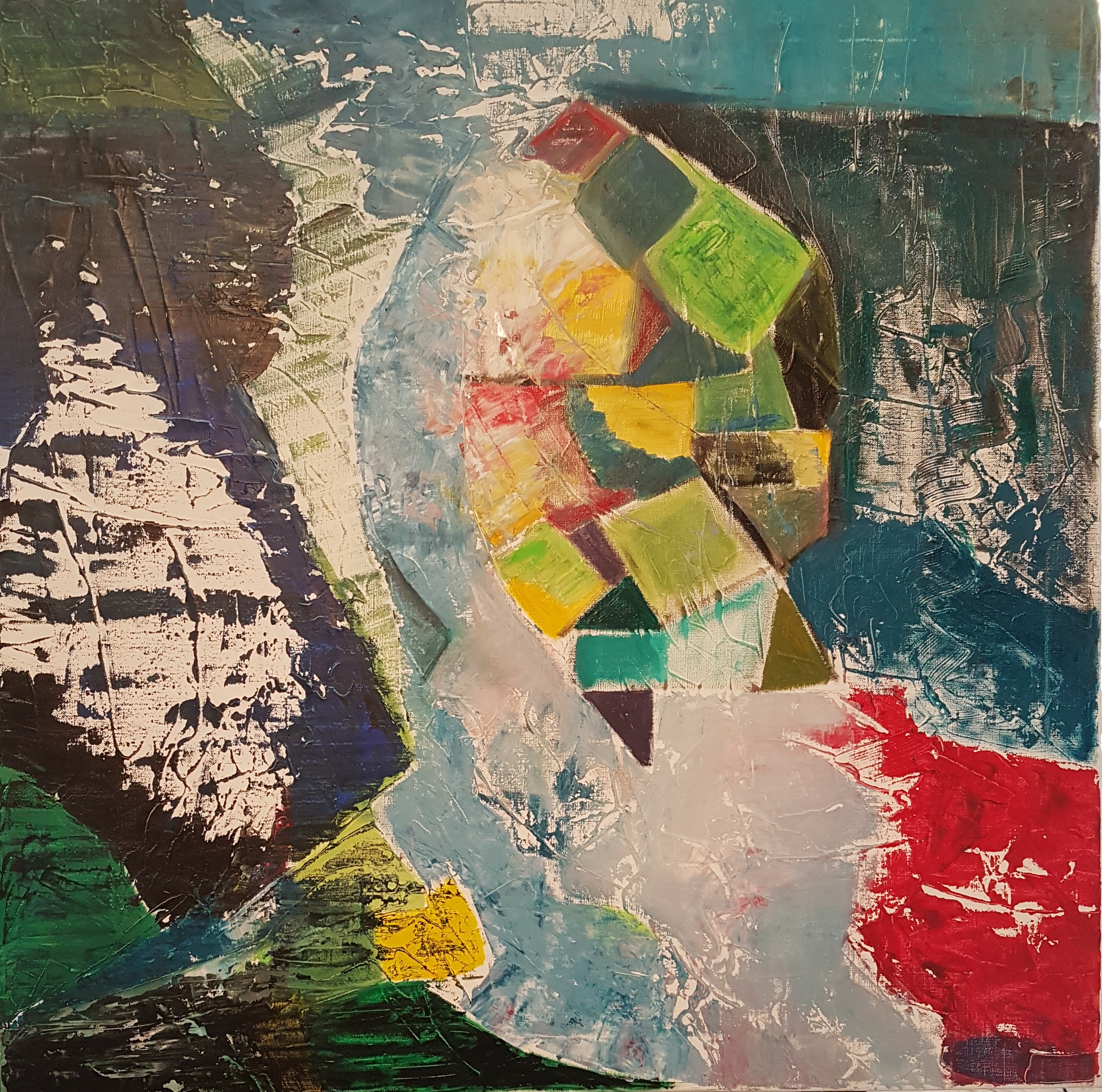 Se construire..., 80x80cm