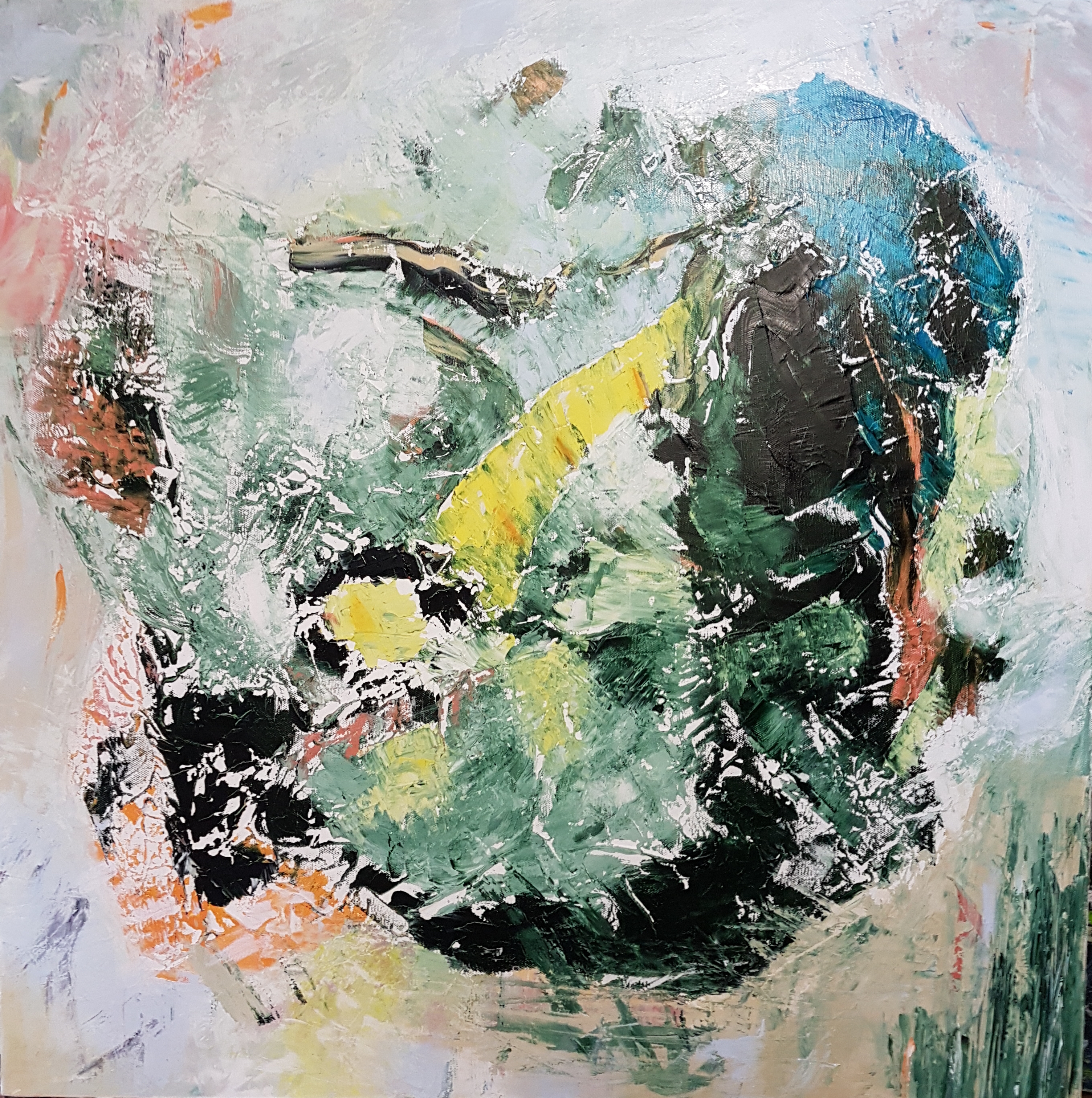 Partir...80x80cm