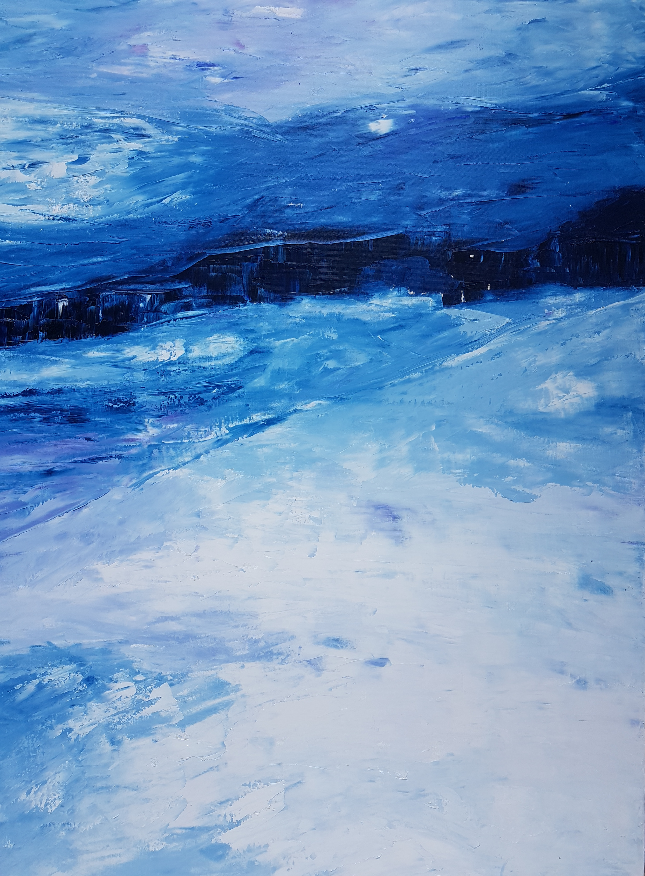 Le silence, 116x89cm