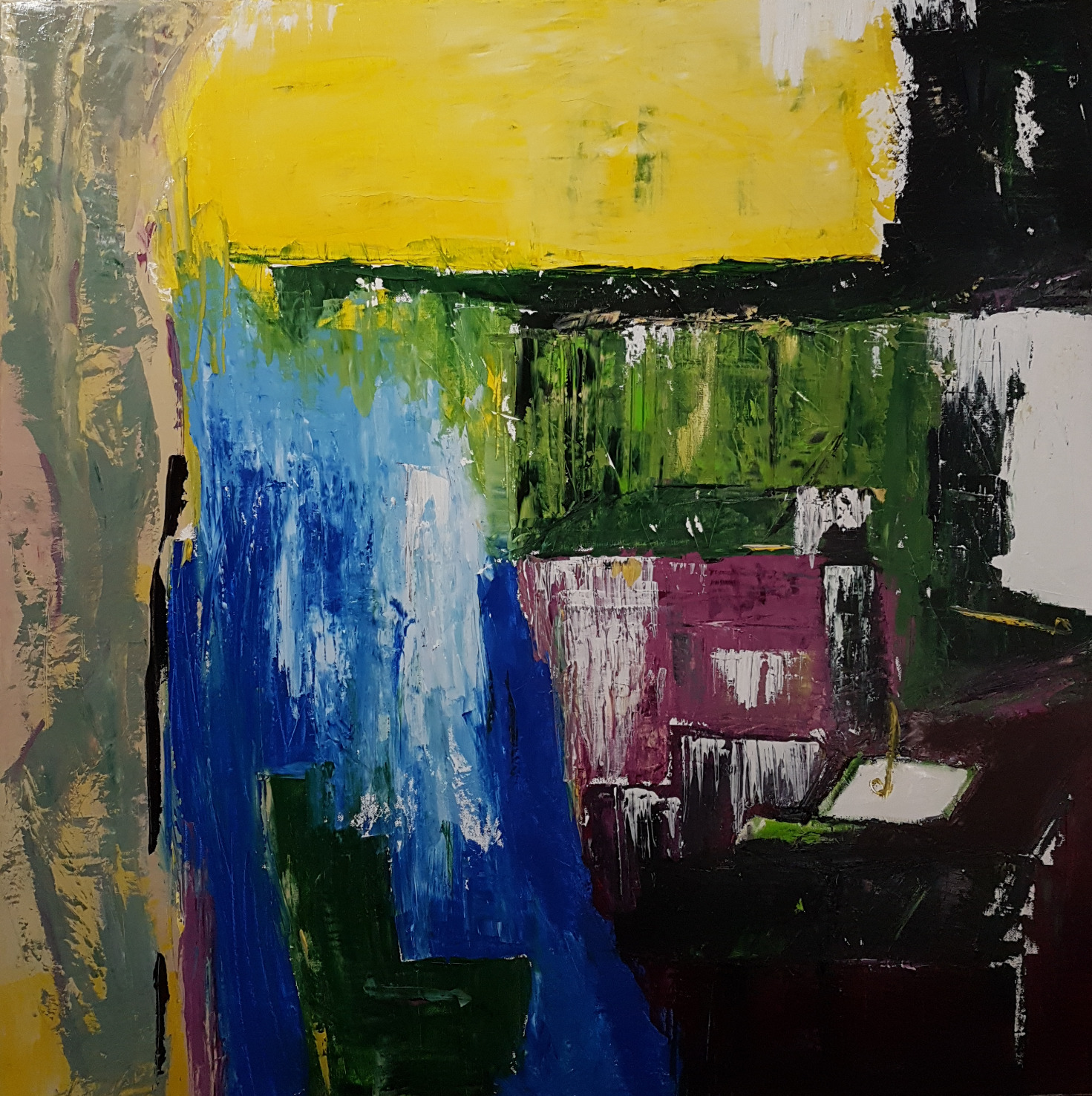 Résonances,90x90cm