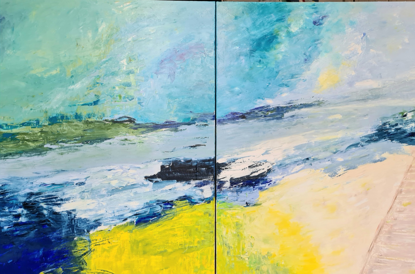 Lumière d'été, 116x89x2