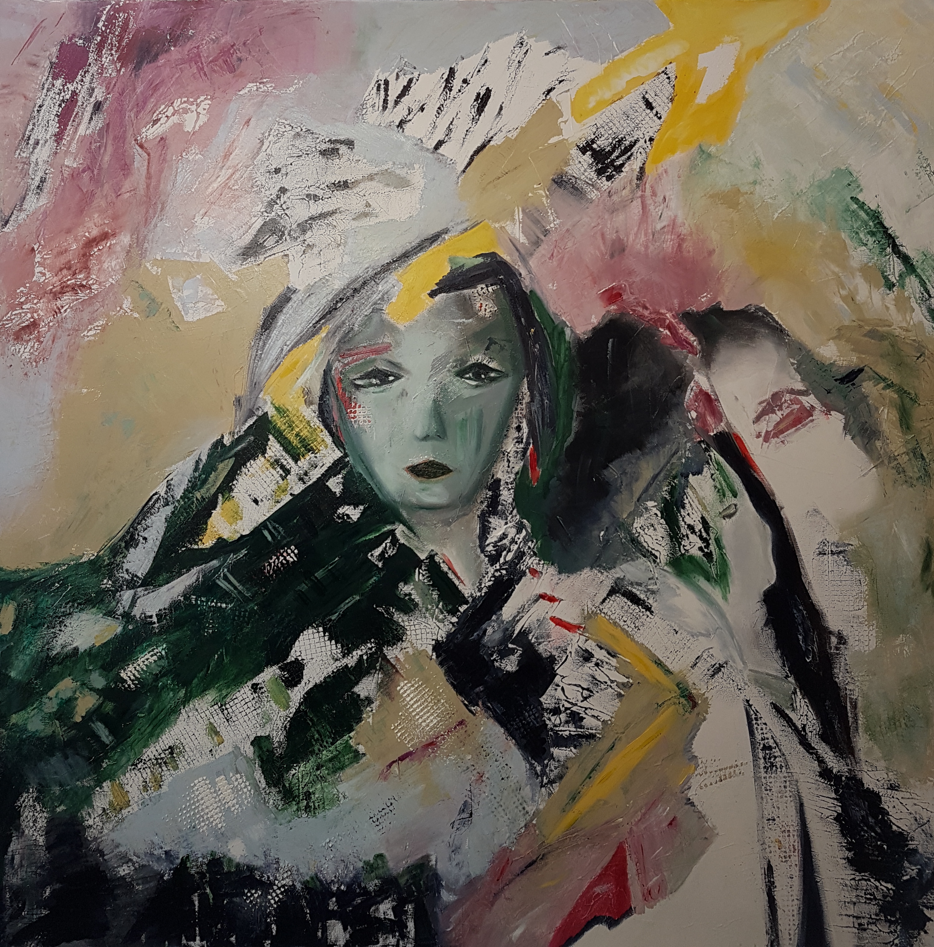 L'orientale, 100x100cm