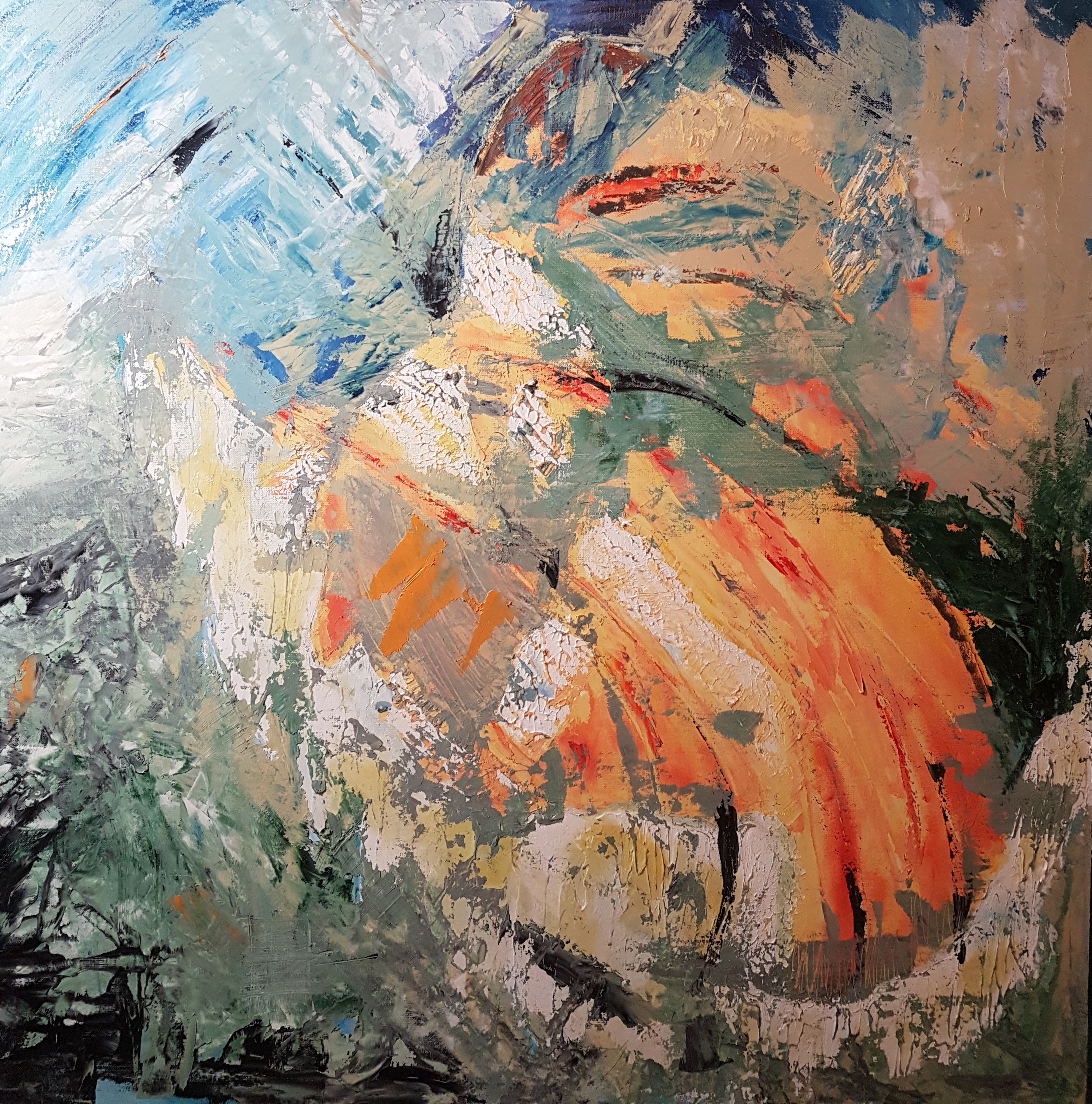 Graine de vie, 80x80cm