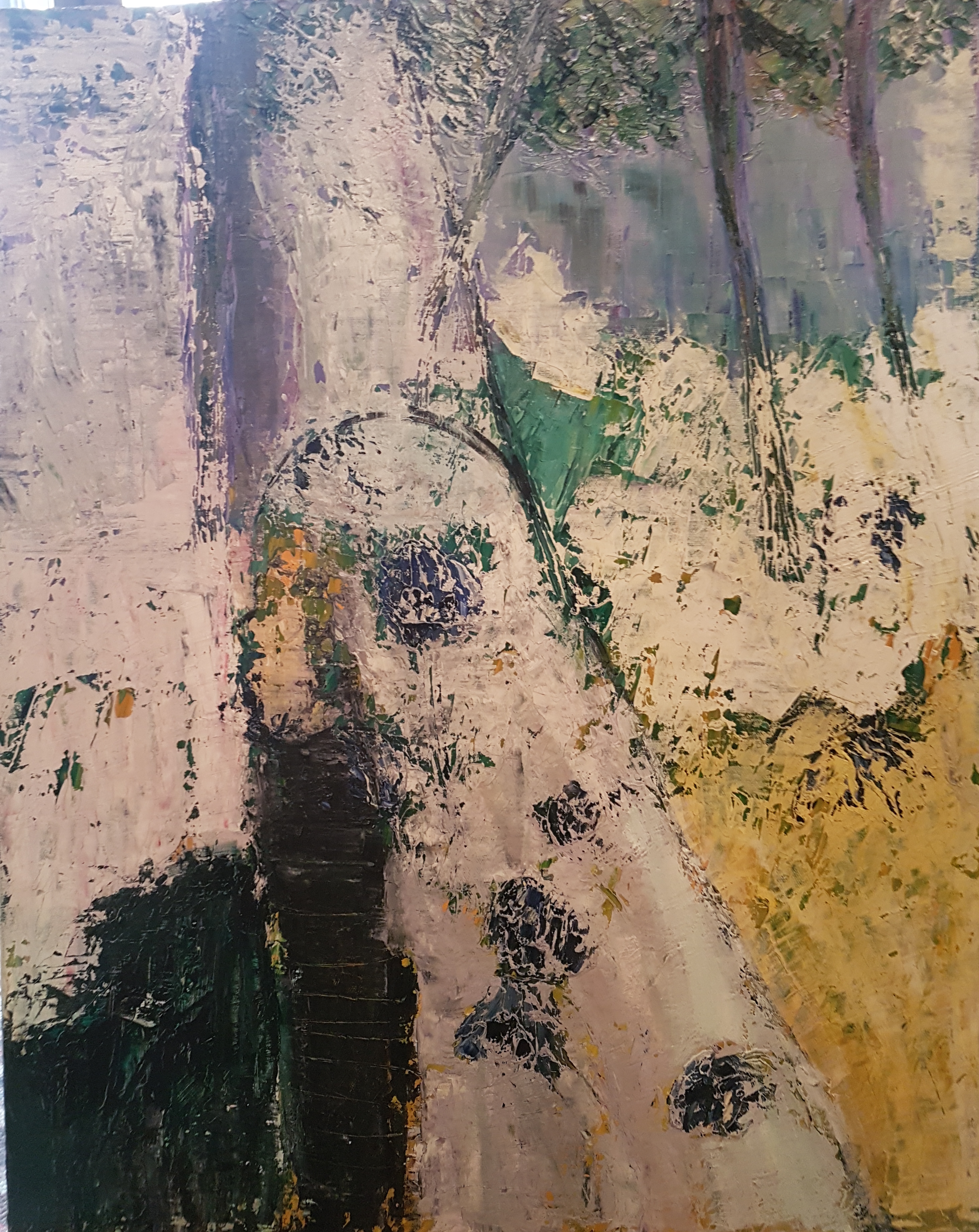 Le rendez-vous, 82x65 cm