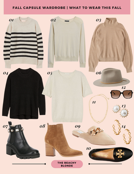 HOW TO CREATE A FALL CAPSULE WARDROBE