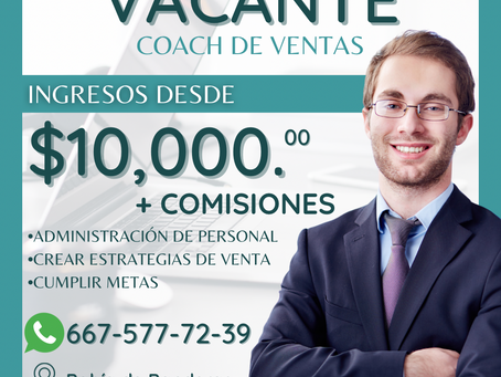 Vacante: Coach de Ventas