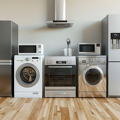 modern-kitchen-appliances-lined-up-bright-room-featuring-washing-machine-refrigerator_4069