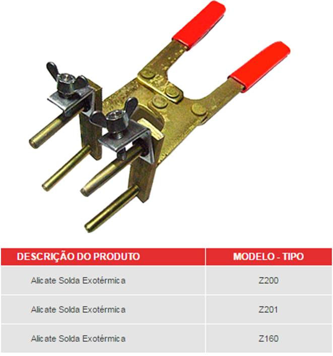 Alicate Solda Exotérmica