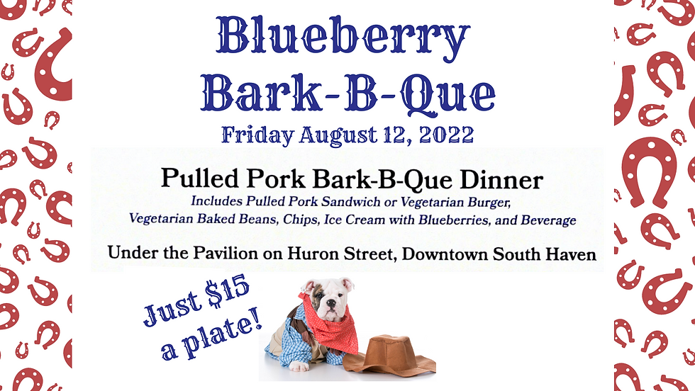 Blueberry Bark-B-Que