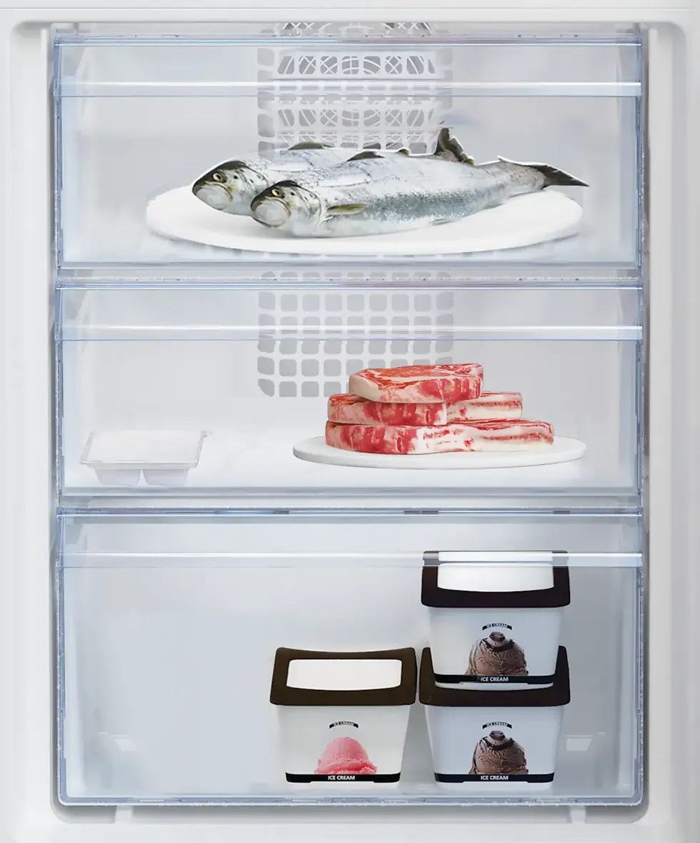 תמונה ממוזערת: מקרר אינטגרלי מקפיא תחתון 254 ליטר בקו RCNE275K54B