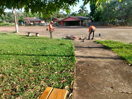 SEMELC e COTRAN realizam limpeza no Distrito Nuar Nova Esperança e na Comunidade da Linha São Paulo