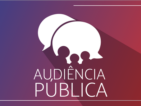COMUNICADO DE AUDIÊNCIA PÚBLICA