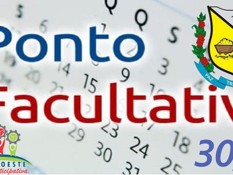 Prefeitura de Espigão do Oeste decreta ponto facultativo nesta sexta-feira 30/10.