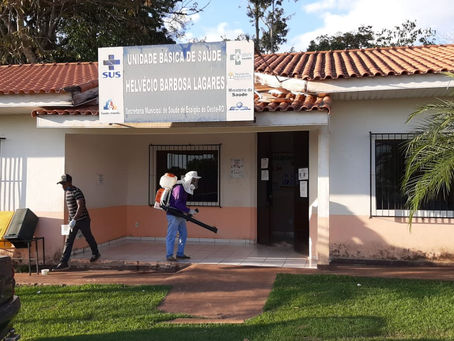 COVID-19: Unidades de Saúde de Espigão do Oeste são detetizadas como medida de prevenção