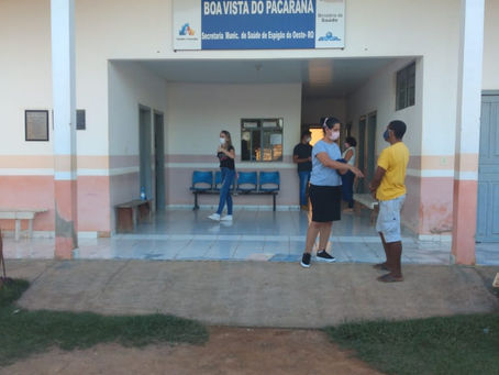 Secretaria de Saúde e Coordenadora de Atenção Básica de Saúde realizam visita na Zona Rural