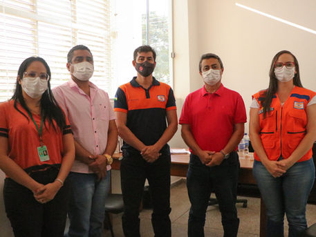 Prefeito Wéliton recebe visita da Defesa Civil do Estado nesta última quarta-feira (18)