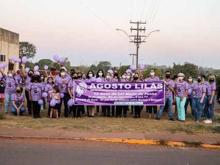 SEMAS realiza passeata de conscientização do “Agosto Lilás”