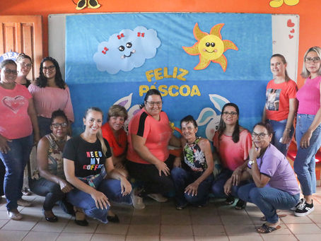 PROGRAMA "CRIANÇA FELIZ": ENTREGA DE OVOS DE PÁSCOA