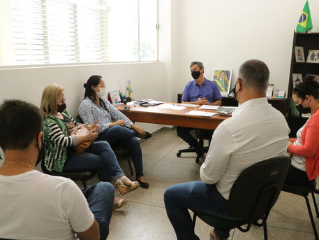 PREFEITO WÉLITON RECEBE SECRETARIO DE MEIO AMBIENTE DE GUARUJÁ