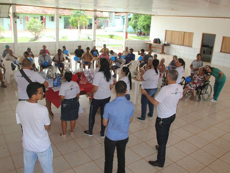 Equipe Estratégia Saúde da Família do São José realiza ação no Asilo São Vicente de Paula